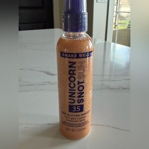 Unicorn Snot SPF 35 Sunscreen glitter spritz